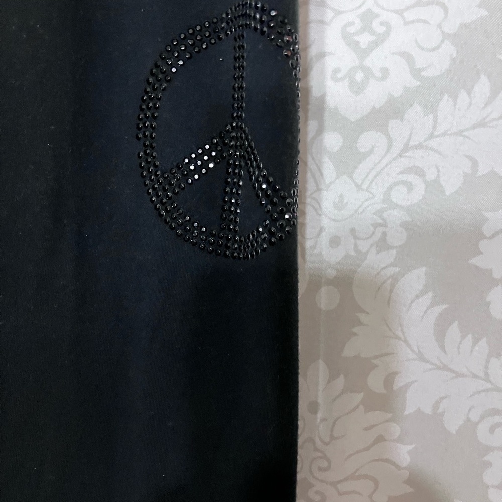 Pink Rose “Peace” leggings M - Picture 3 of 10